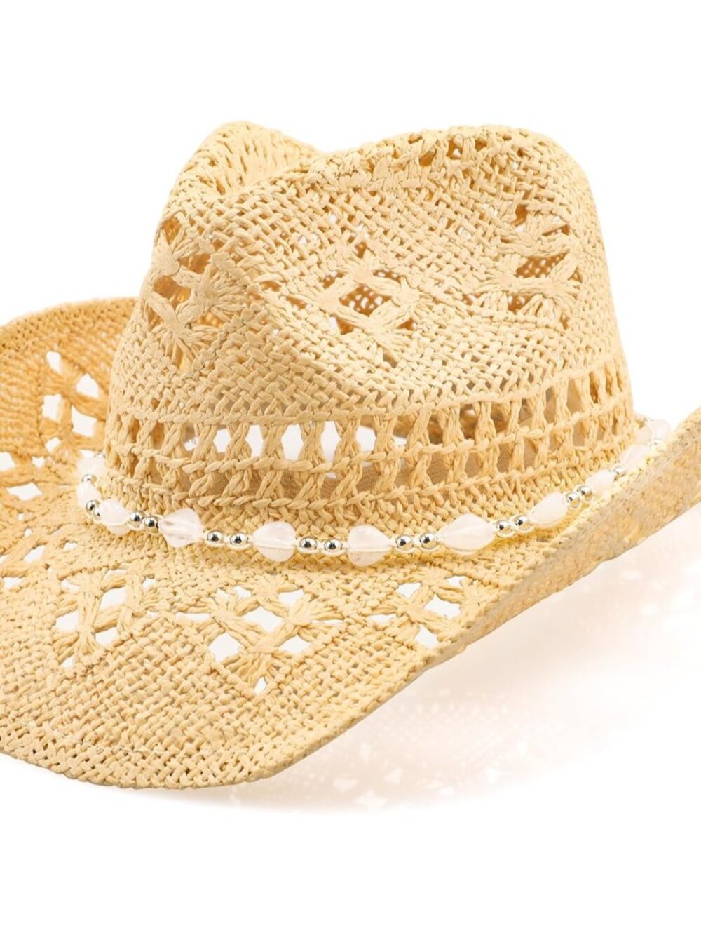 Cowboy Hat,Cowgirl Hat,Cowboy Hats for Women/Mens/Straw Wide with Shapeable Brim